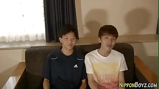 Japanese teen blows load